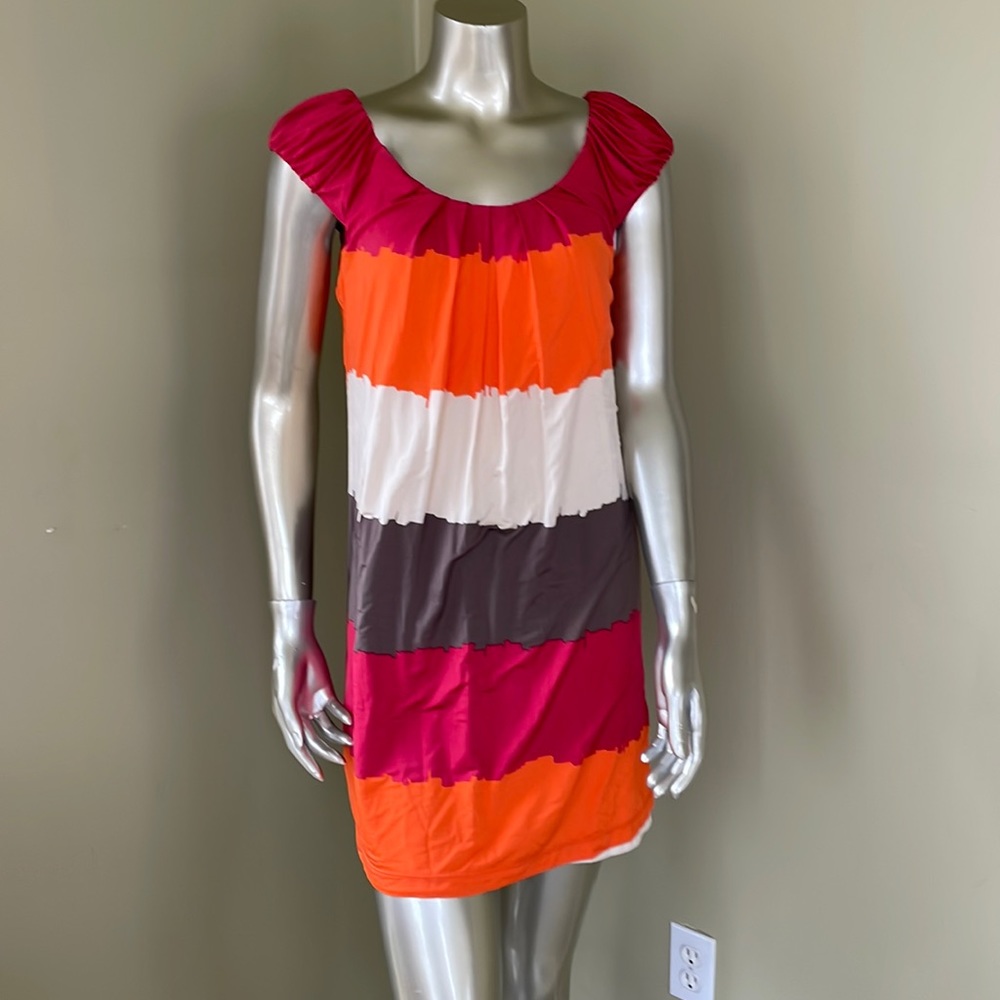 BCBG MaxAzria Color Wide stripes Shift Dress Size Size S